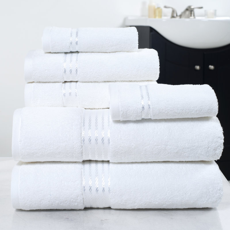 PLYH 6 Piece 100 Cotton Towel Set & Reviews Wayfair